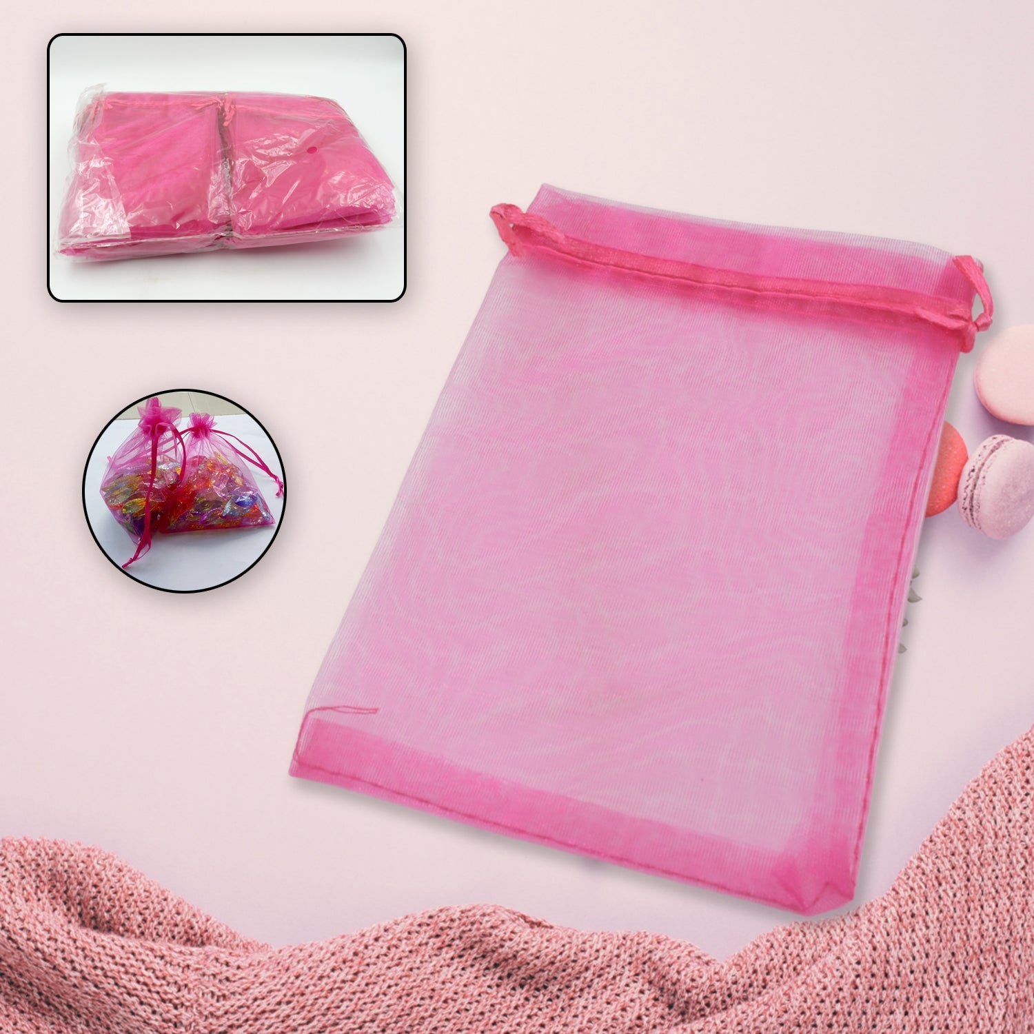 Organza Gift Bags Small Mesh Bags Drawstring Gift Bags Christmas Drawstring Organza Gift Bags, Wedding Party Festival Gift Bags (100 Pcs Set) Organza Gift Bags Small Mesh Bags Drawstring Gift Bags Christmas Drawstring Organza Gift Bags, Wedding Party Festival Gift Bags (100 Pcs Set)